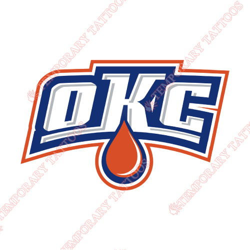 Oklahoma City Barons Customize Temporary Tattoos Stickers NO.9092
